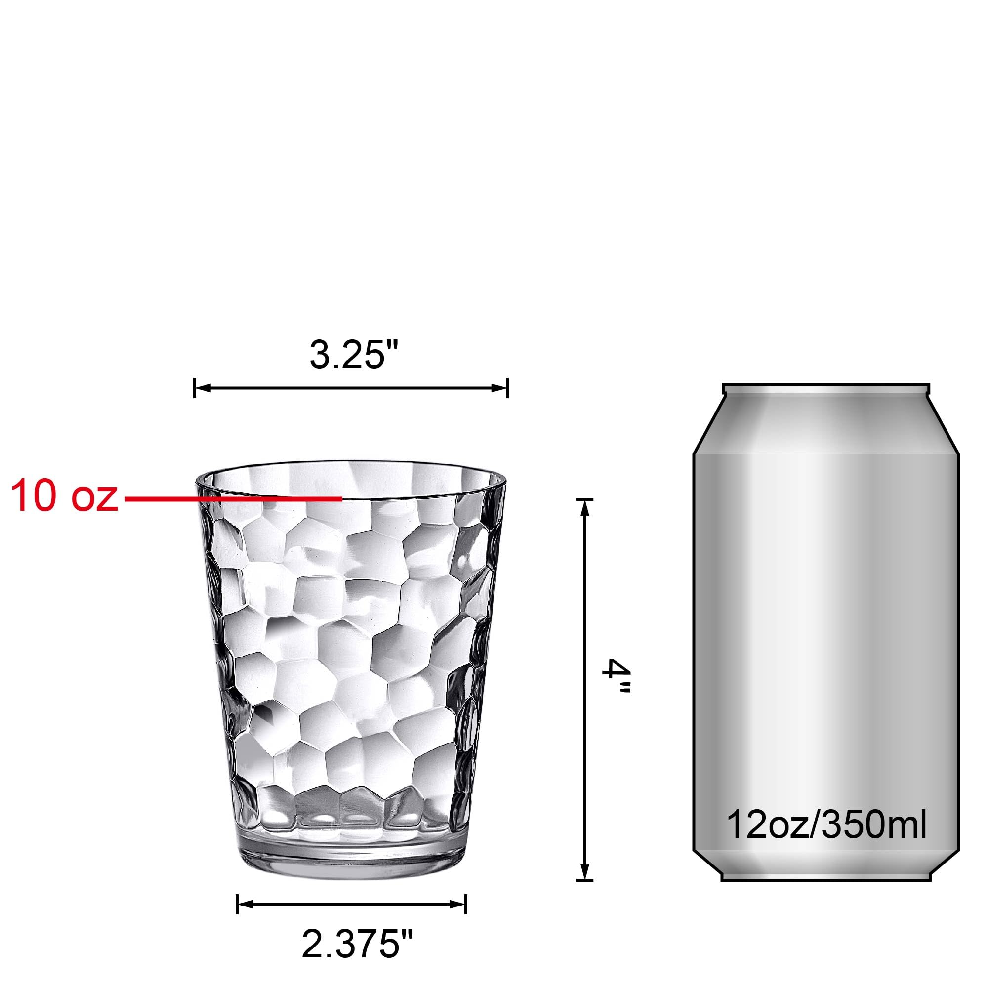 Vaso Amazing Abby Iceberg apto para lavavajillas y limpieza fácil.