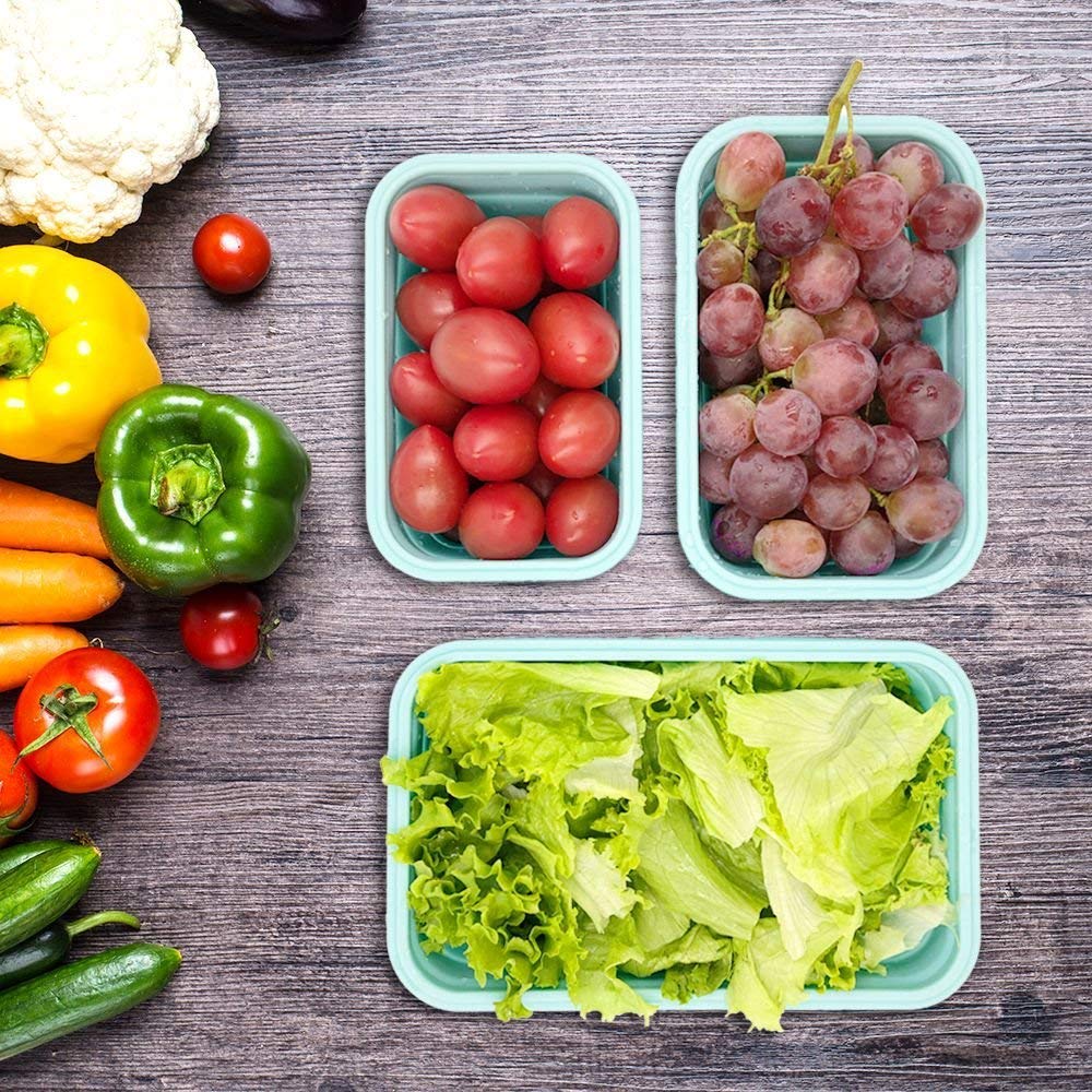 AMAZING CONTAINERS: cierre hermético y anillo de sellado para conservar frescura.