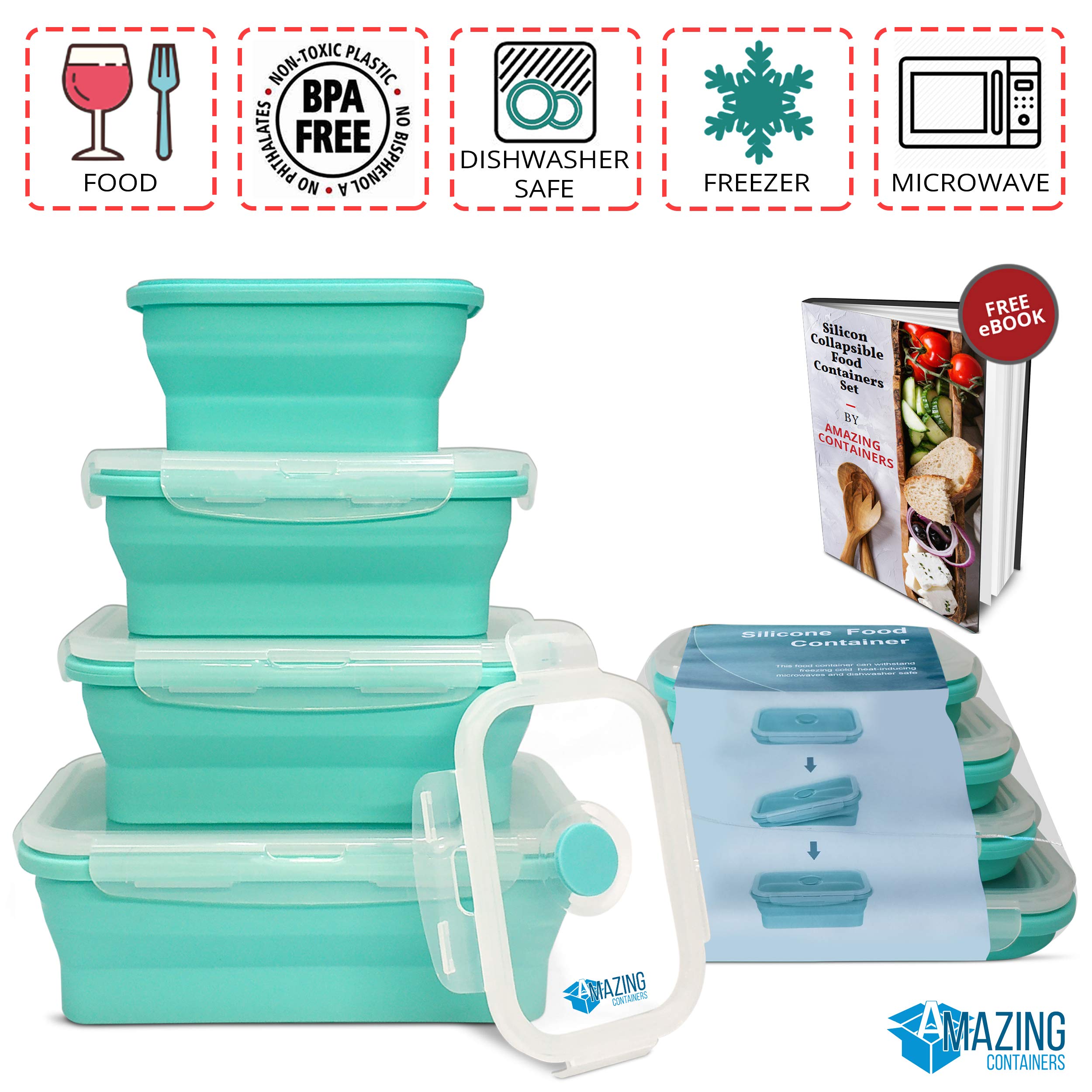 AMAZING CONTAINERS: perfecto para picnics y aventuras al aire libre.