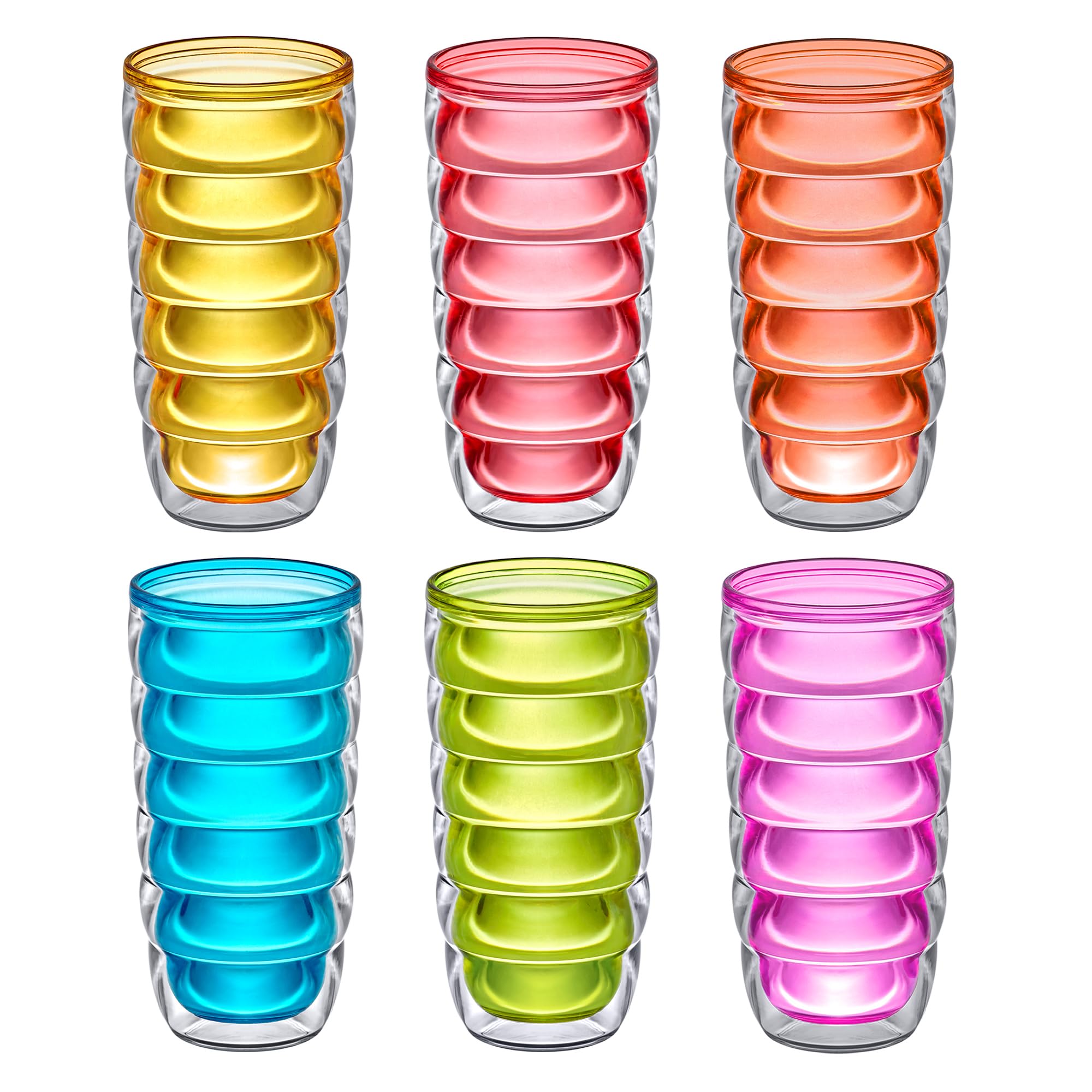 Vaso reutilizable Amazing Abby Arctic sin BPA, perfecto para bebidas frías.