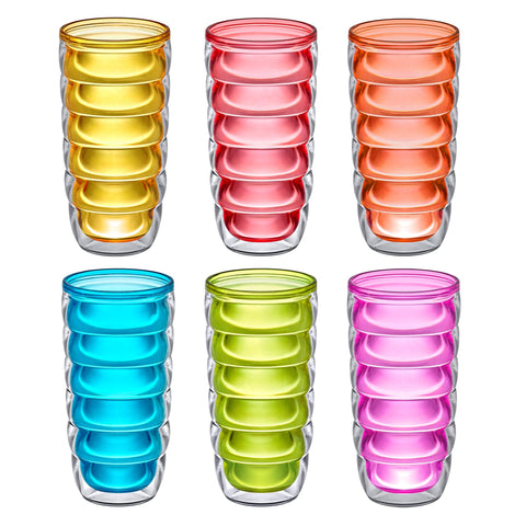 Vaso reutilizable Amazing Abby Arctic sin BPA, perfecto para bebidas frías.