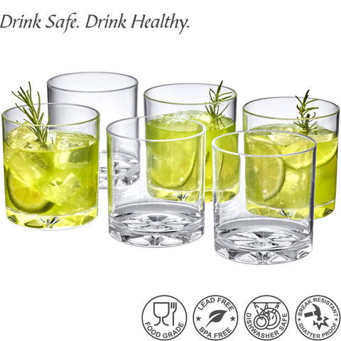 Conjunto para uso en exteriores con vasos libety para fiestas y picnics.
