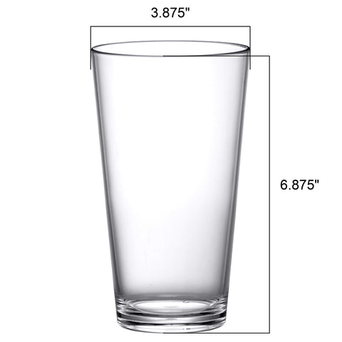 Vasos Amazing Abby Serenity para interiores y exteriores, perfectos para reuniones.