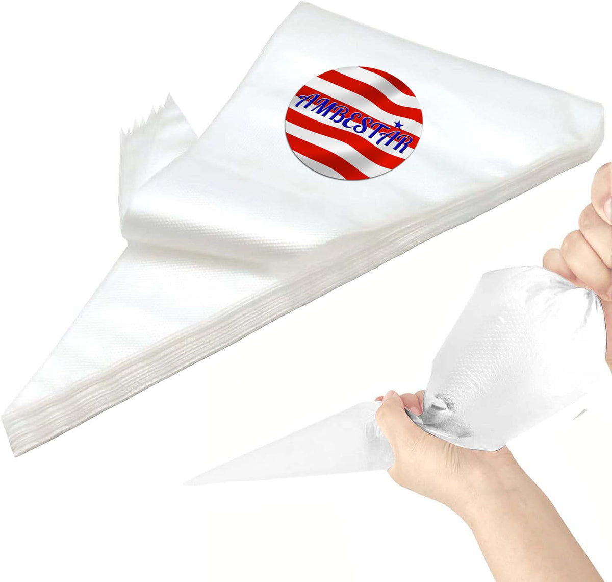 AMBESTAR 24 pulgadas transparentes para decorado con precisión.