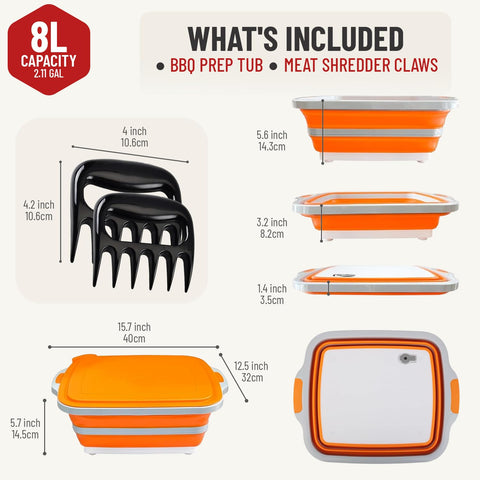 AMBRINT uñas ralladoras para carne, ideales para desmechar con precisión.