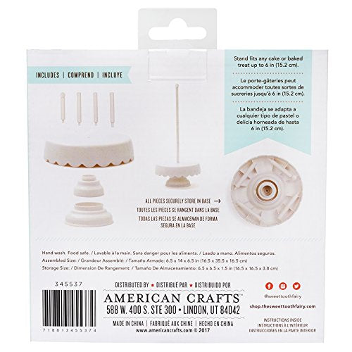 Mostrador para mini tortas de American Crafts, ideal para cupcakes y postres pequeños.