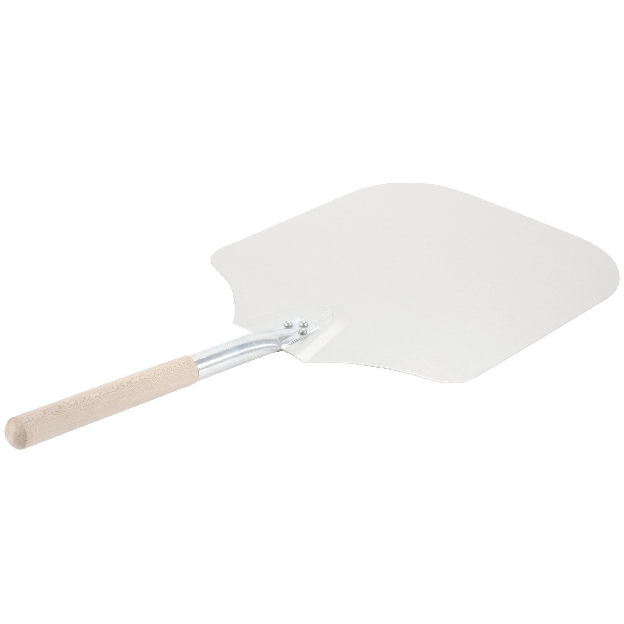 Hoja de aluminio de 14x16 para trasladar pizzas grandes con seguridad.