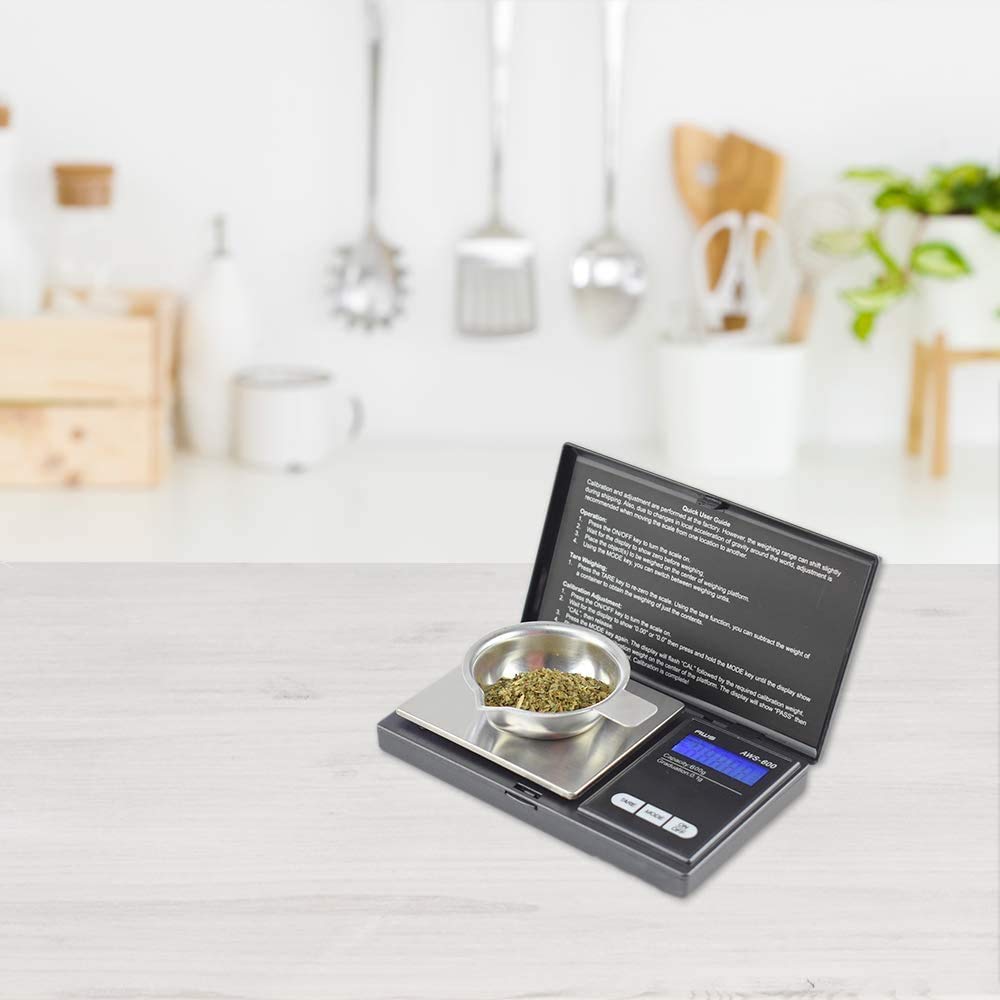 AWS600 con capacidad de 600 g para pesajes detallados.