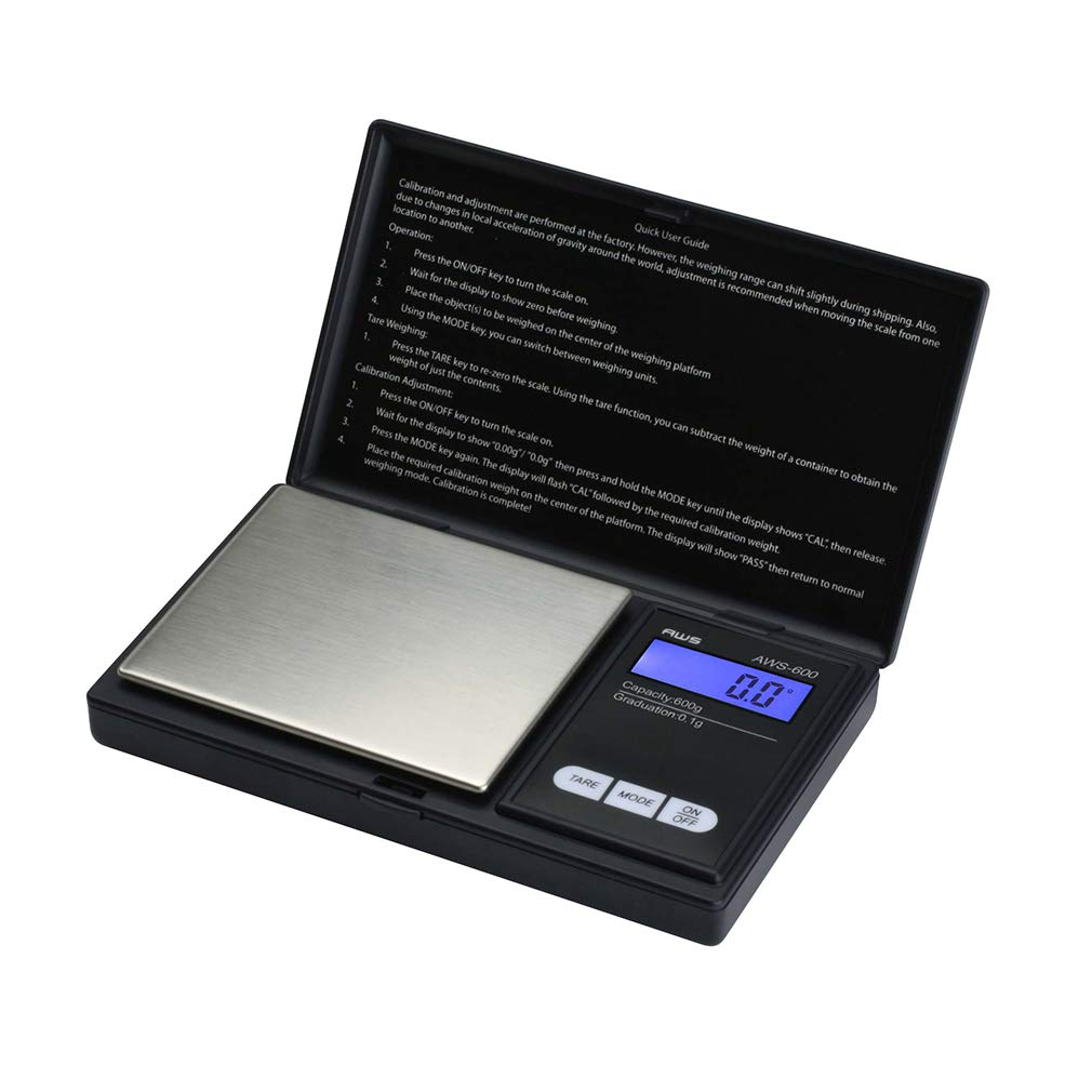 Diseño compacto de AWS600, ideal para bolsillos y bolsos.