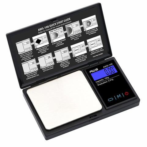 AMERICAN WEIGH SCALES balanza-bolsillo-100g-0-01g, ideal para joyería
