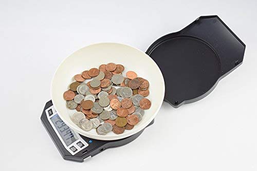 Tapa integrada de AMERICAN WEIGH SCALES protege la balanza y mantiene la superficie limpia