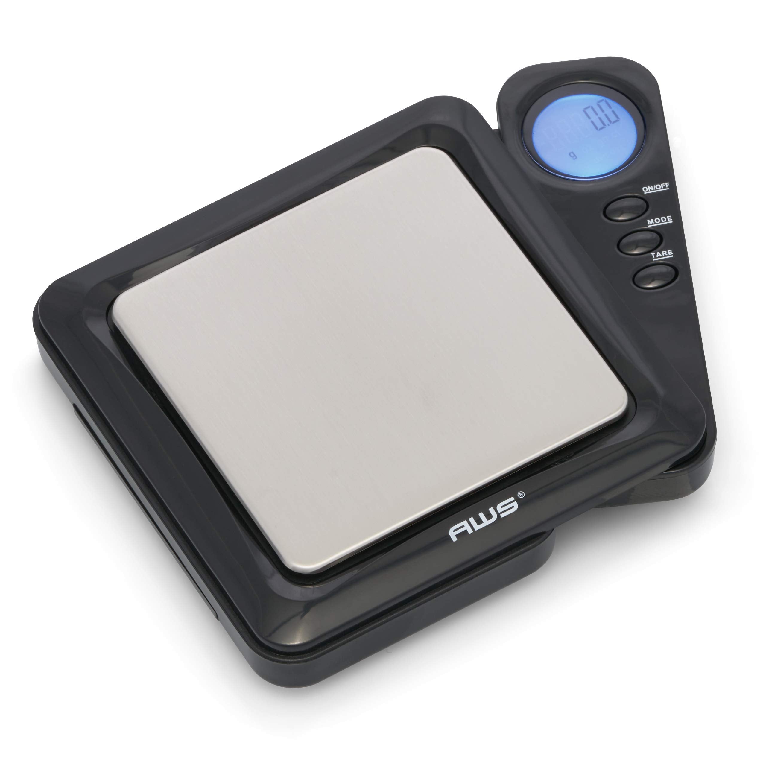 Serie Blade de American Weigh Scales, balanza de bolsillo con precisión para joyas.