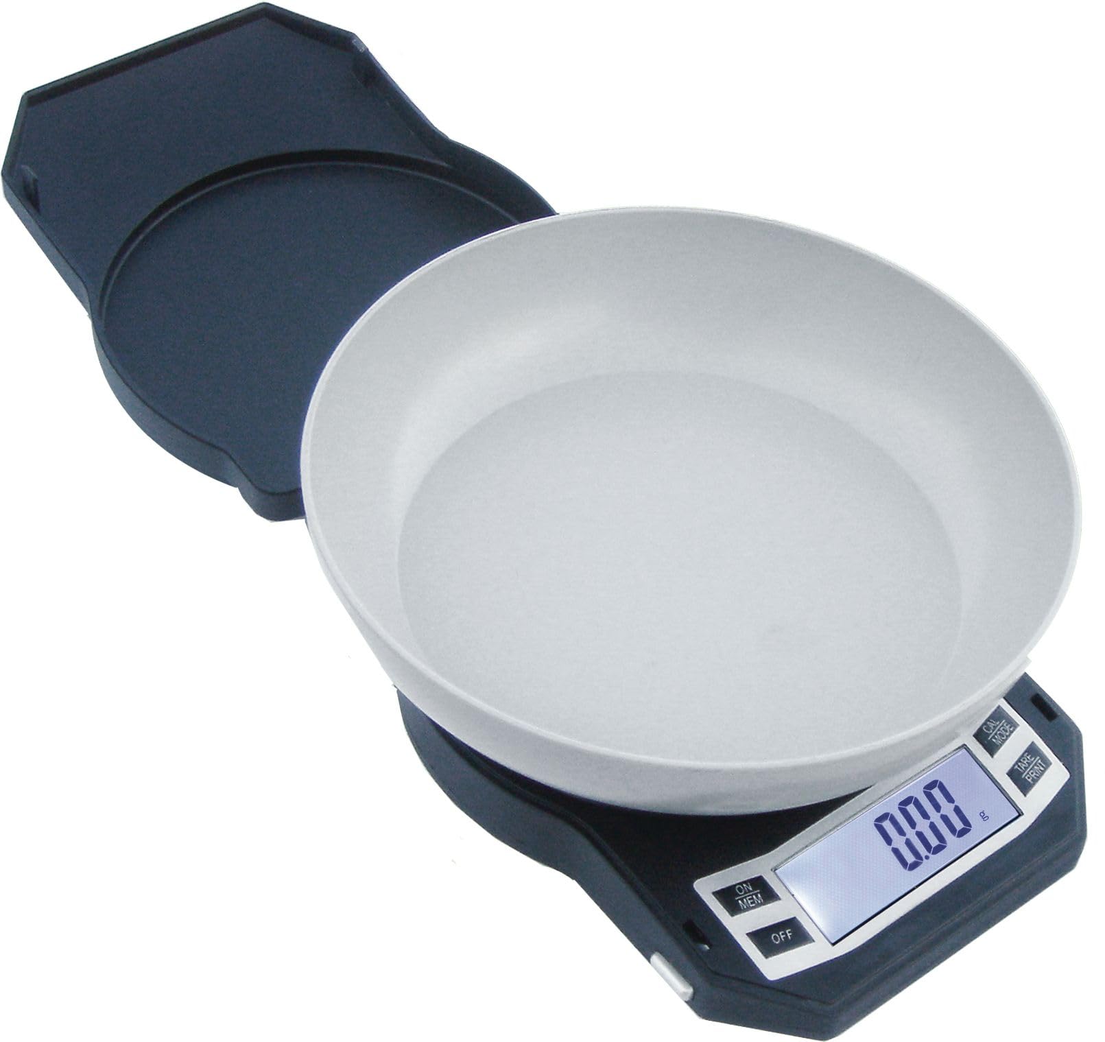 American Weigh Scales LB-501, balanza de cocina digital con pantalla retroiluminada para medir ingredientes con precisión.