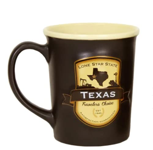 Americaware Texas Emblema cerámica dura, ideal para uso diario en casa o trabajo.