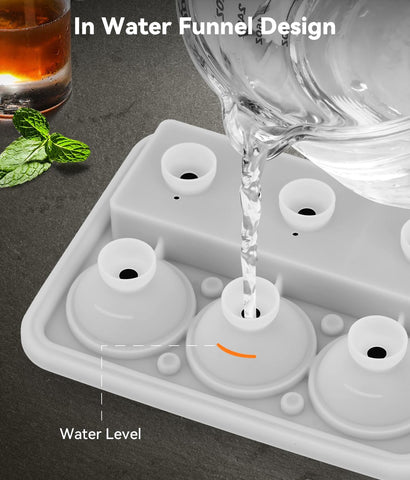 AMFOCUS bandeja de hielo rosa, añade color a tus bebidas