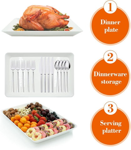 Bandeja AMGBZT para snacks, práctica y fácil de distribuir.