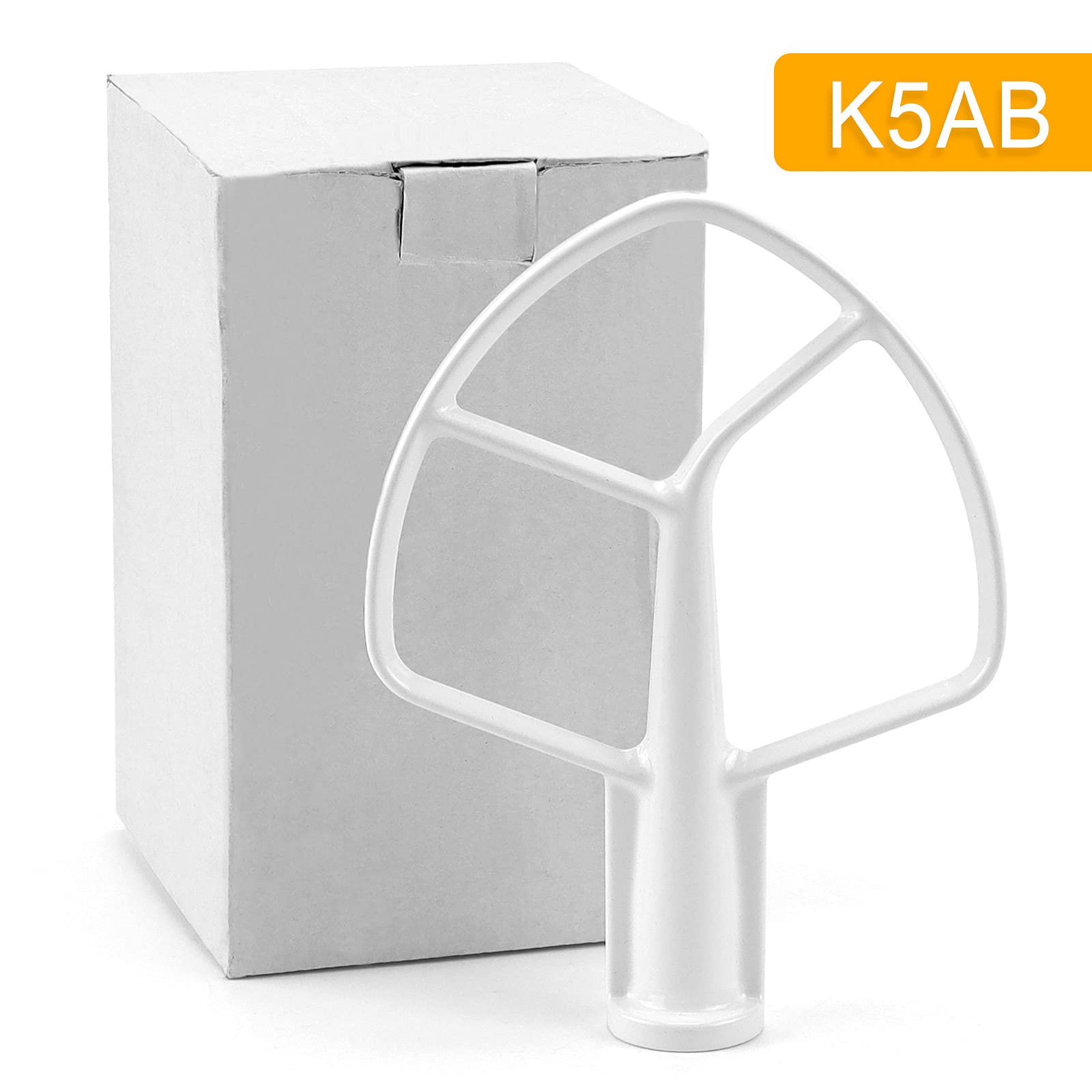 AMI PARTS K5AB batidora plana recubierta compatible con KSM50 para batidos