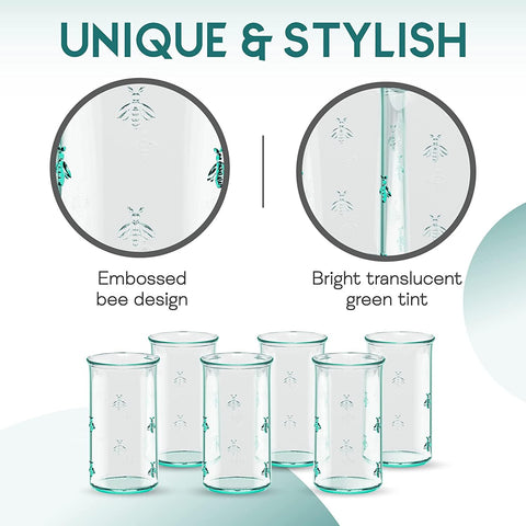Amici Home Regina Hiball muestra un diseño de abeja en relieve visible.
