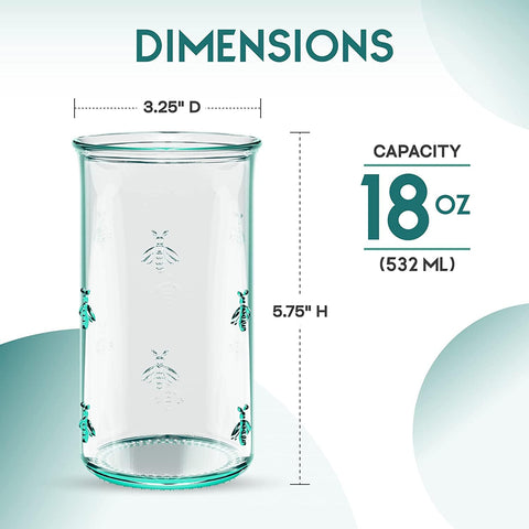 Amici Home Regina Hiball ofrece 18 onzas de capacidad para bebidas.
