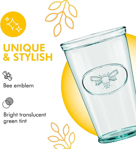 Vaso Hiball Amici Home hecho en Italia con vidrio reciclado