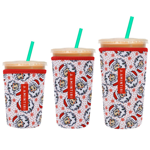 Amintiri funda de neopreno para 16-18 oz, mantiene la bebida aislada y cómoda al tacto.