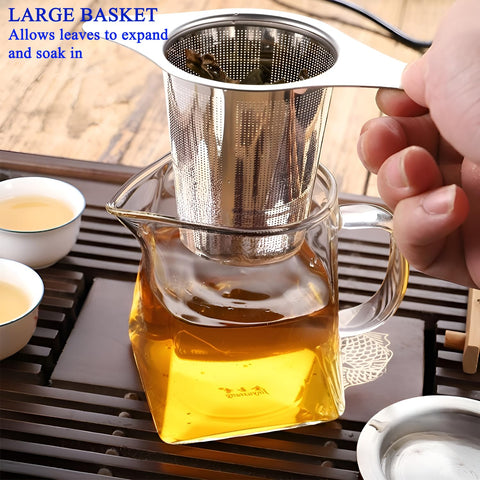 Infusor Amlits de malla fina para infusiones limpias y suaves.