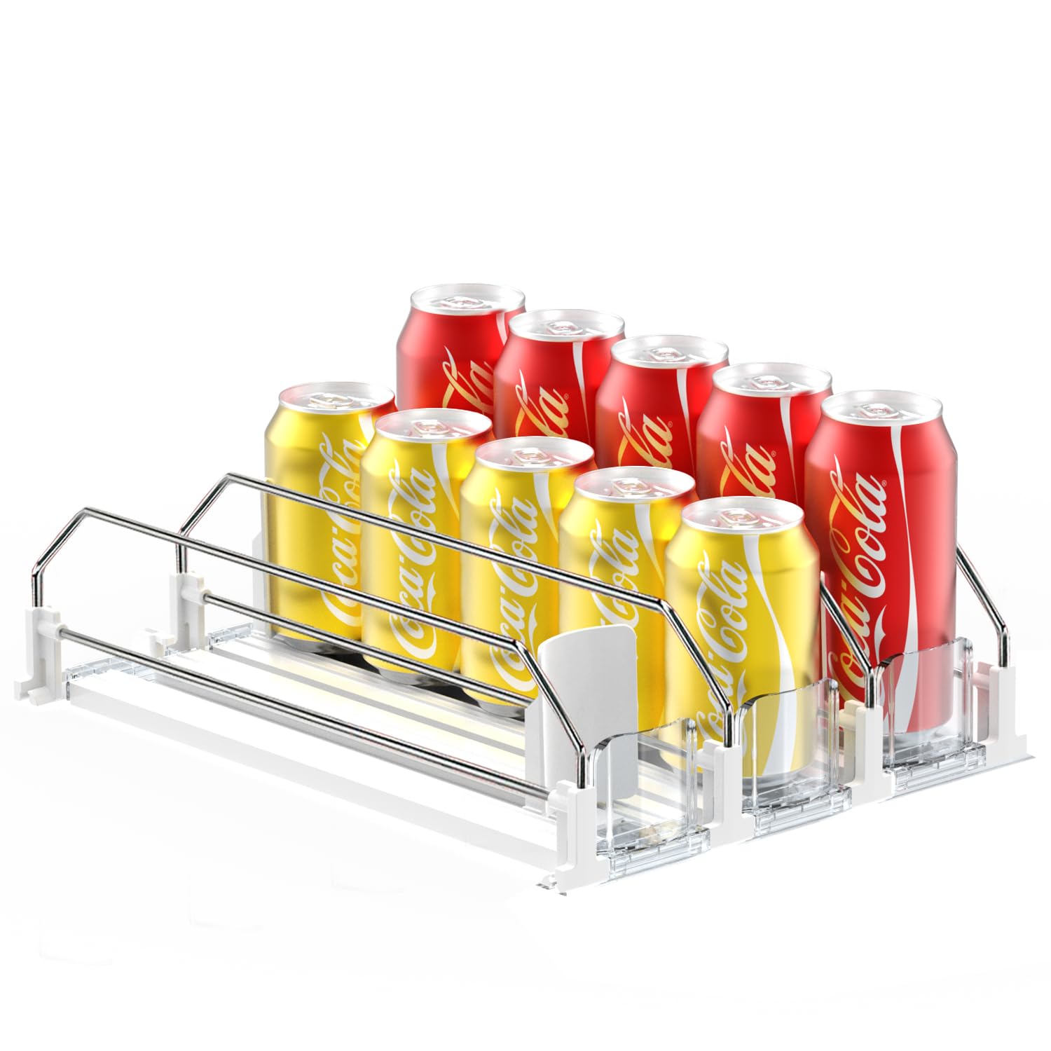 AMLLLC organizador de bebidas para frigorífico, 15 latas, acceso rápido.