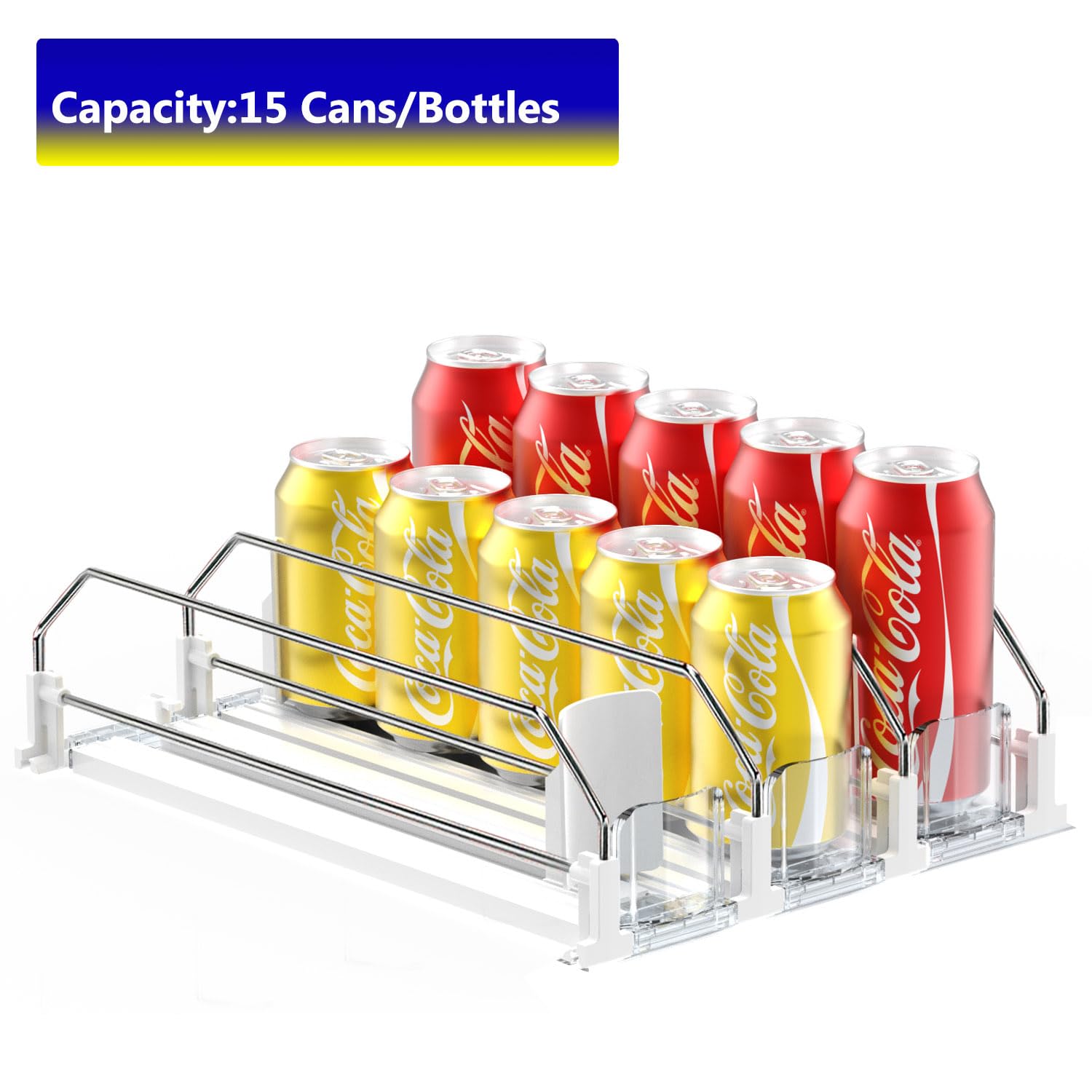 AMLLLC uso versátil para latas y botellas, ideal para jugos y refrescos.