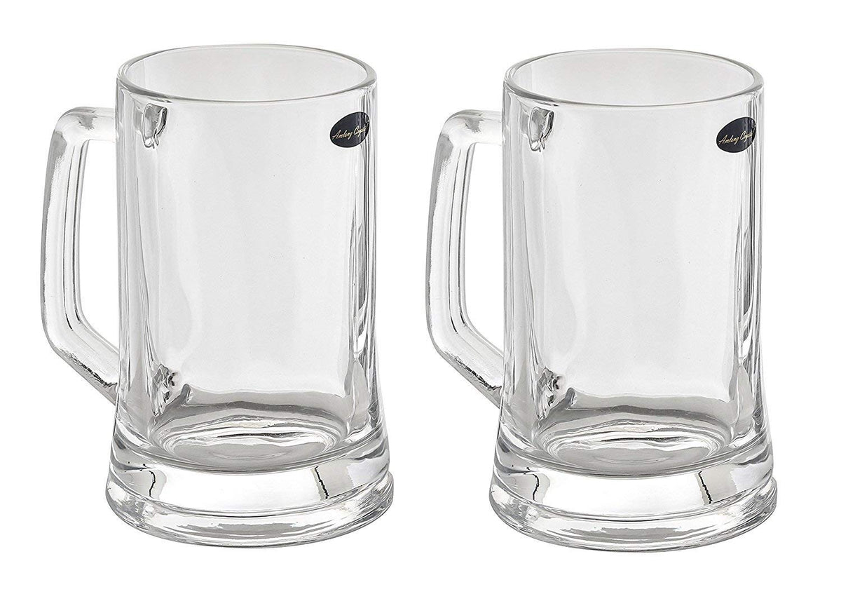 Jarra Amlong Crystal 12 oz para cerveza, estilo clásico y apta para lavavajillas