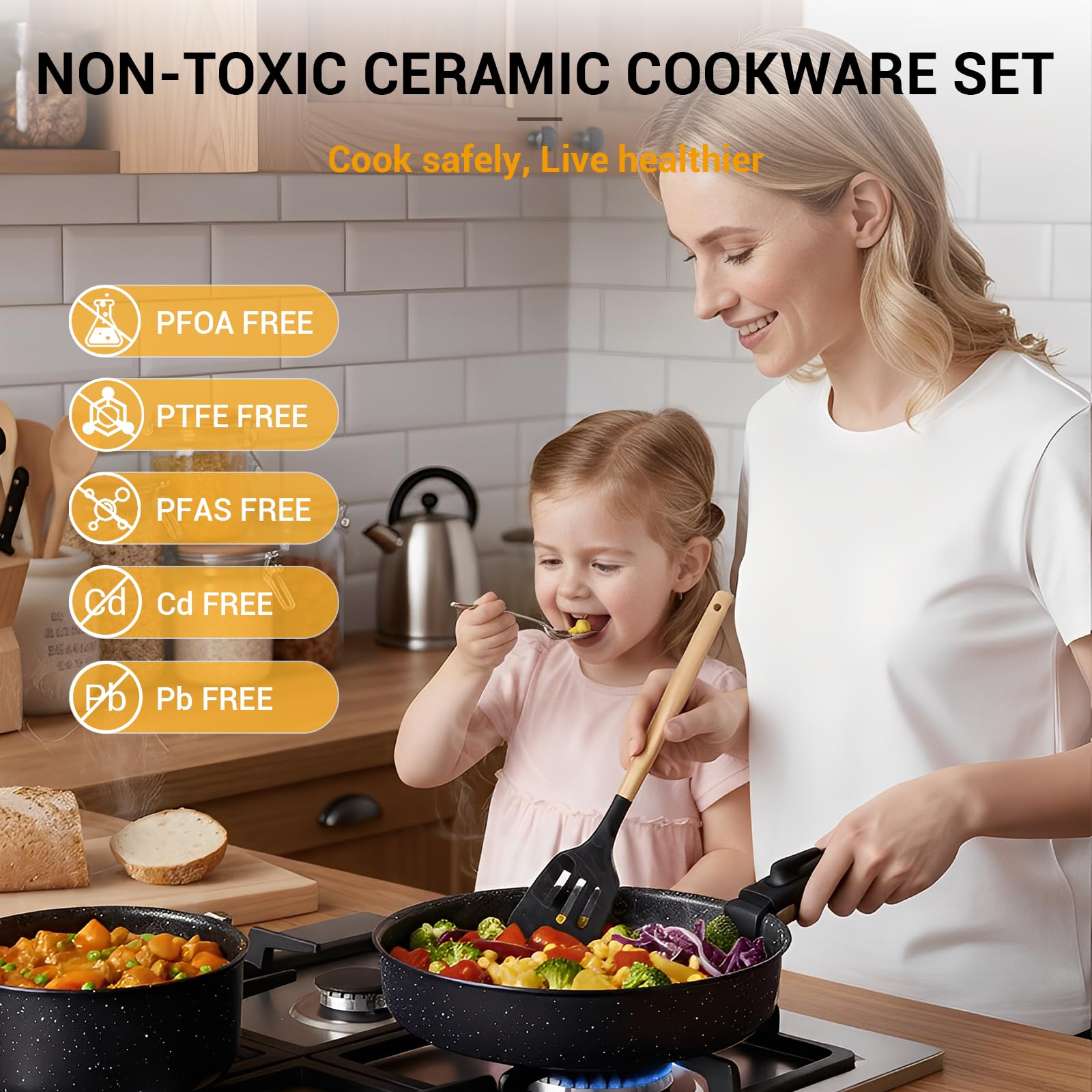 Ammeloo apto para induccion y horno, rendimiento estable en diversas cocinas.