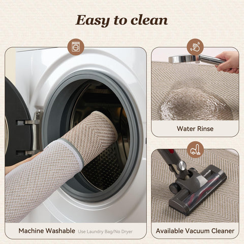 Alfombra AMOAMI tacto suave para una pisada cómoda.