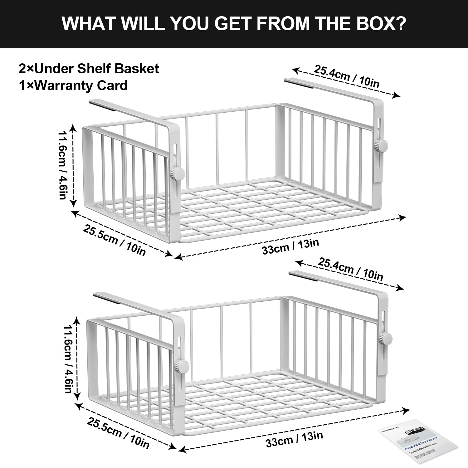 AmonHouseware gran capacidad y seguridad integrada para organización de cocina y escritorio.