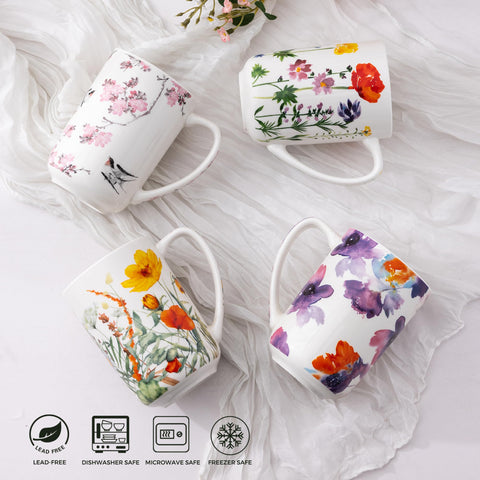 Taza AmorArc apta para lavavajillas, microondas y congelador.