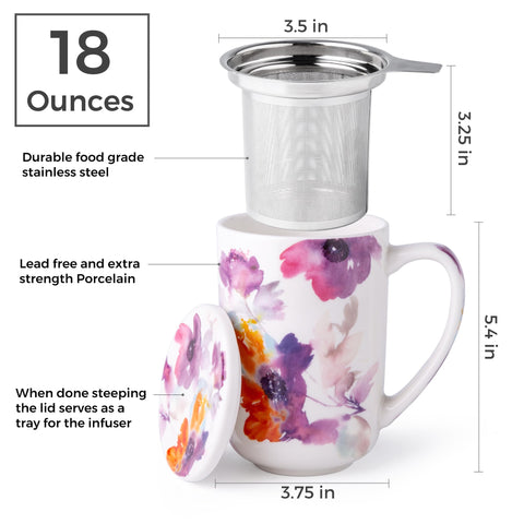 AmorArc infusor fino para infusiones claras de hojas sueltas