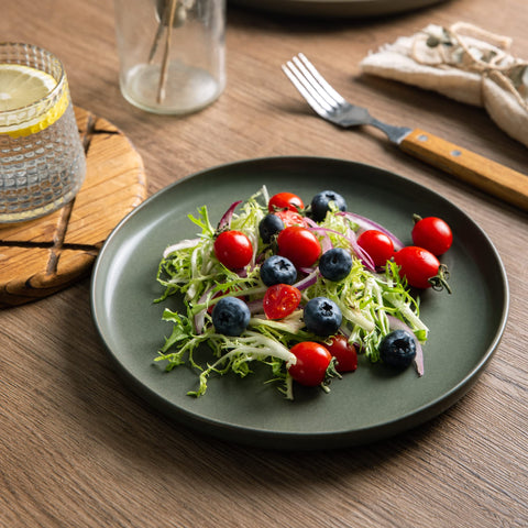 AmorArc plato pequeño ondulado borde: ideal para aperitivos y porciones elegantes.