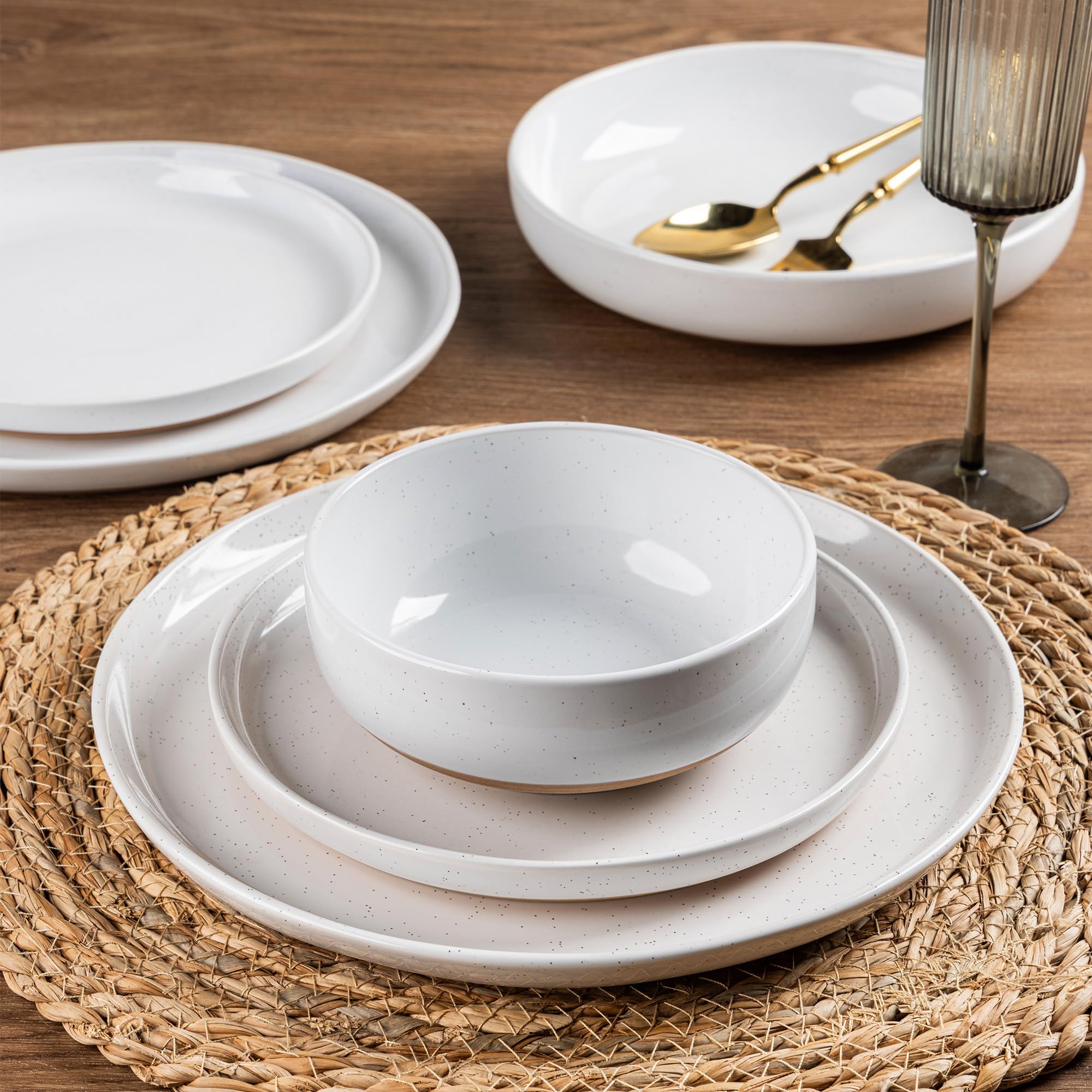 AmorArc: platos de postre 8 pulgadas para porciones elegantes, aptos para microondas