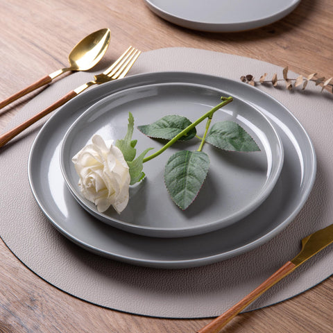 AmorArc platos de postre 8 pulgadas para sobremesa elegante.