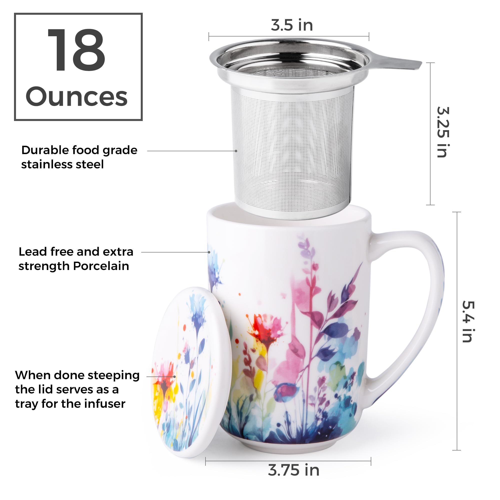 Taza AmorArc con asa grande y ergonómica para agarre cómodo.