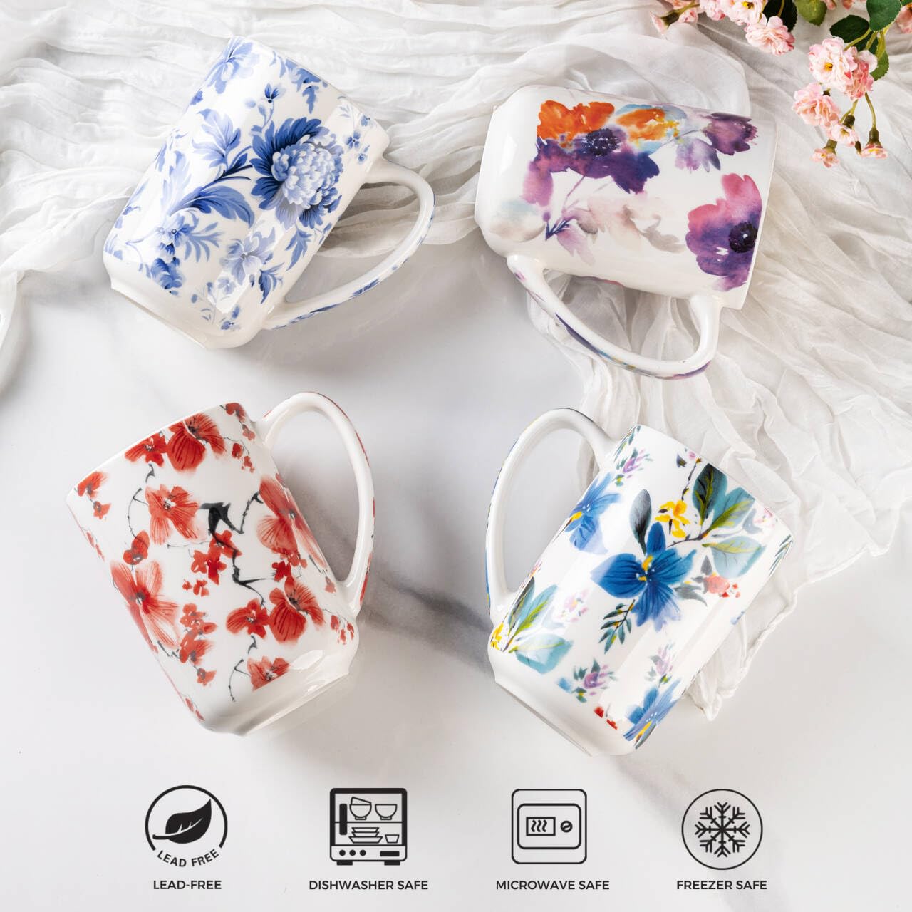 Taza AmorArc para té de hojas sueltas y aromas