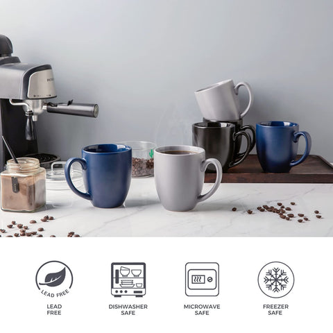 AmorArc taza ceramica exterior mate gris para un estilo moderno.