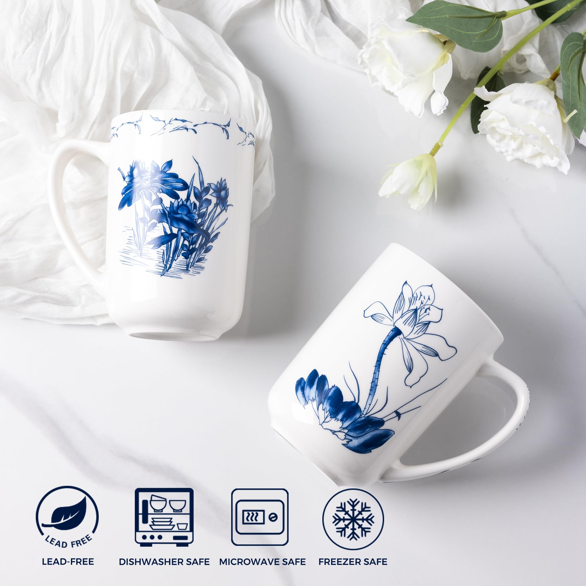 AmorArc Taza Te para uso diario: ideal en casa u oficina.