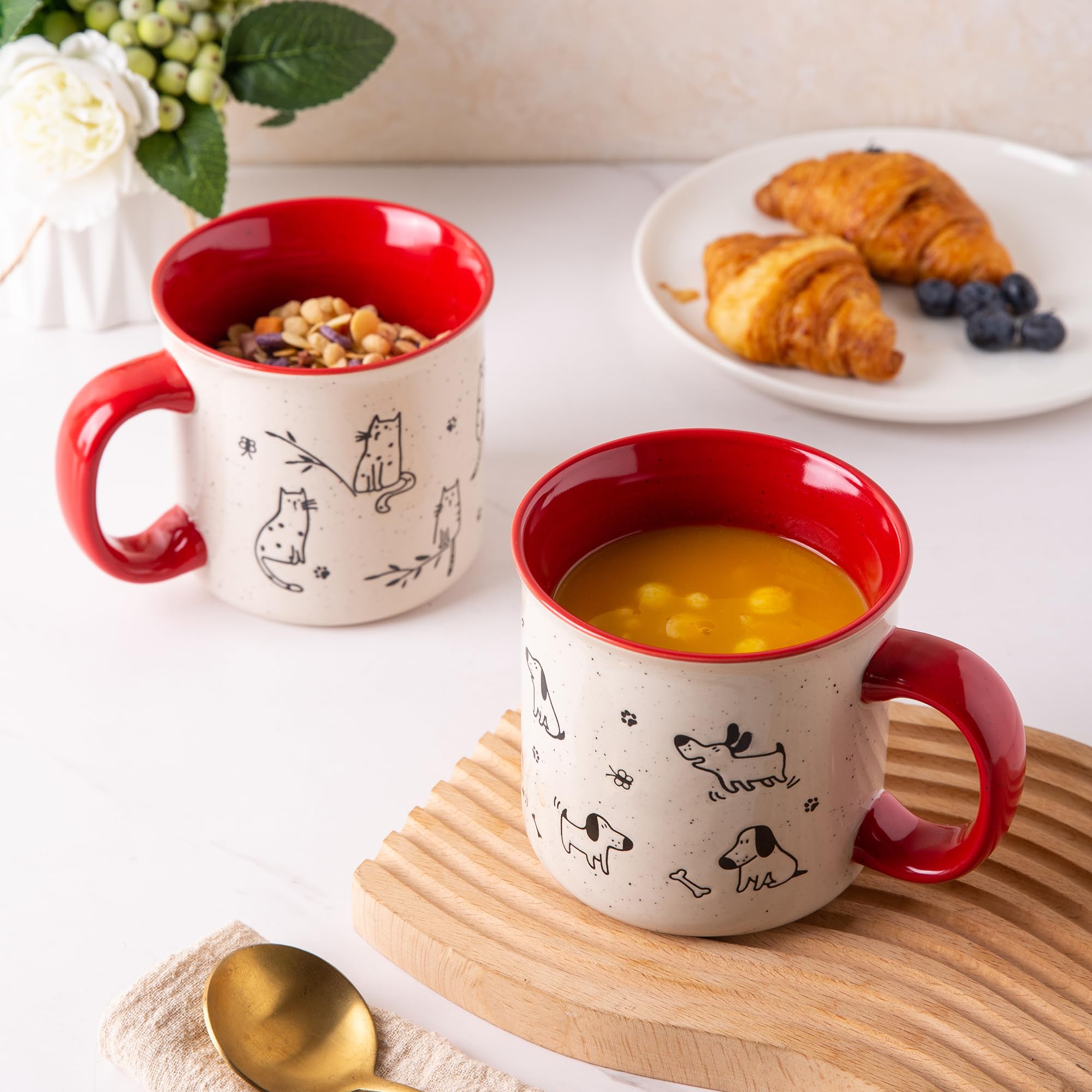 AmorArc tazas enviadas en caja regalo, ideal para cumpleaños o celebraciones