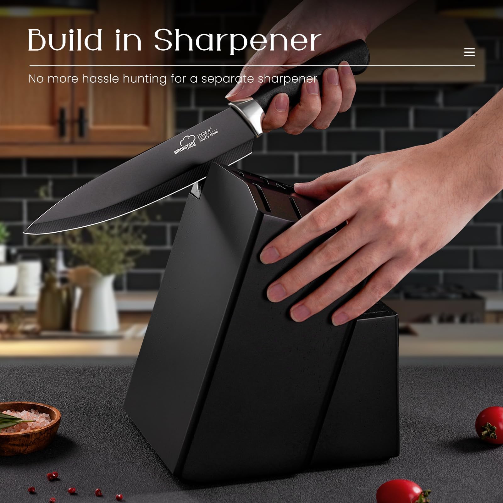 Cuchillo Amorston utilidad 5 pulgadas para tareas diarias