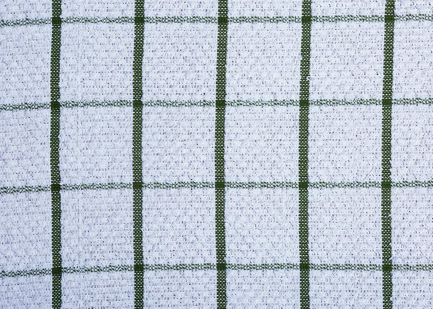 AMOUR INFINI paños de cocina terry cuadros gris, resistentes y reutilizables.