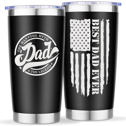Amutta taza papa grabado láser, hombre mito leyenda, 20oz