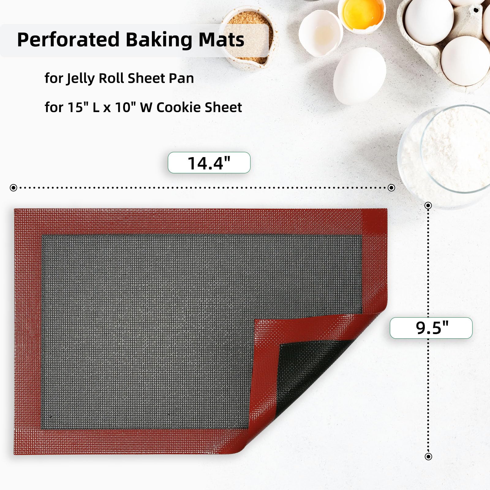 Amyandone malla-aire microperforada ayuda a hornear con calor uniforme para galletas crujientes