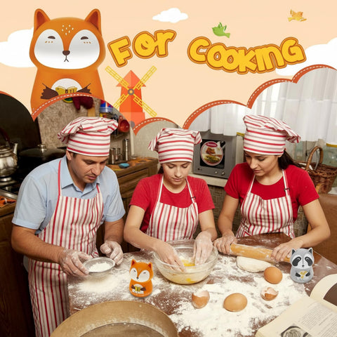 Amylove temporizador de cocina con lobo, compañero para recetas y ejercicios.
