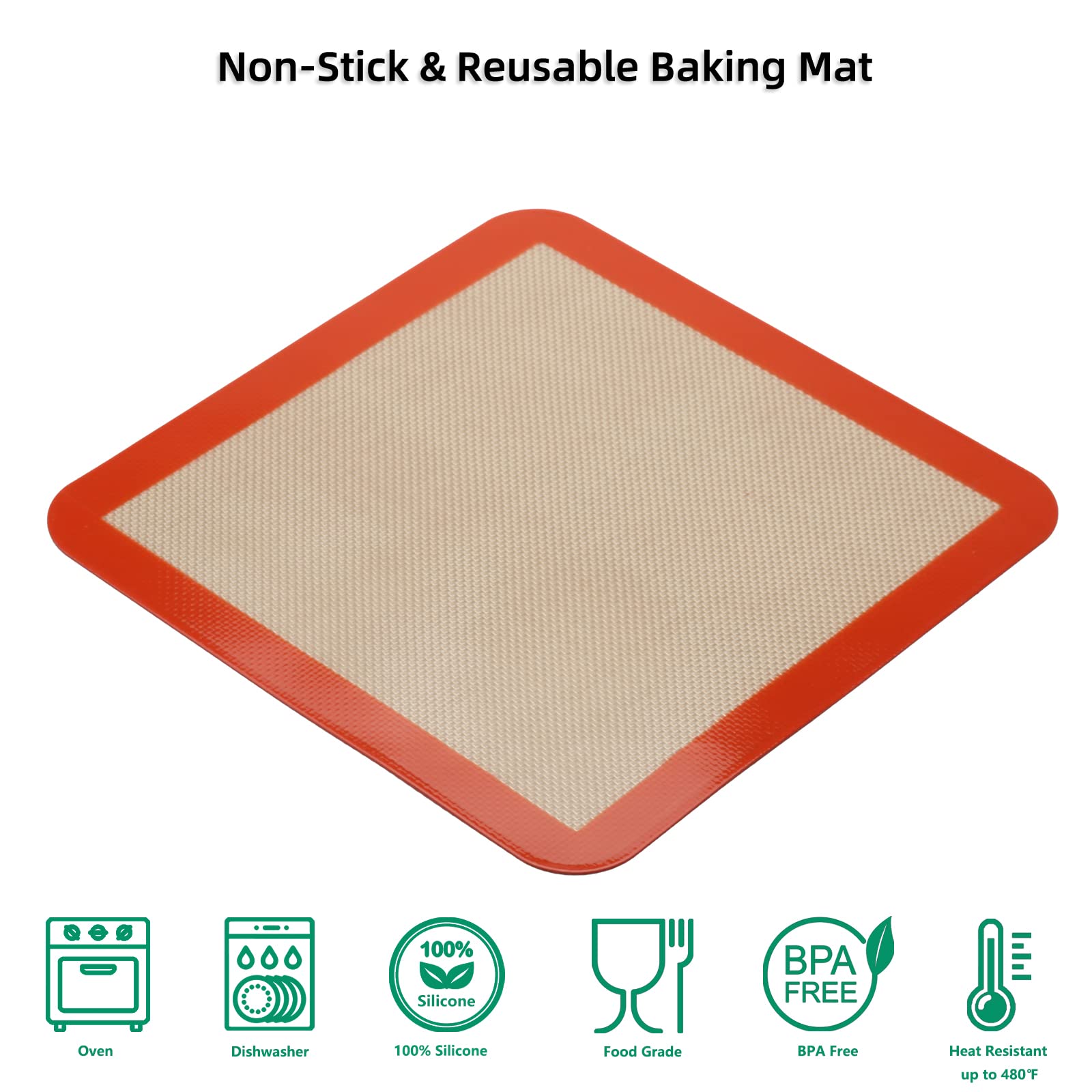 AMYONE tapete 10x10: multipropósito para hornear, postres y snacks