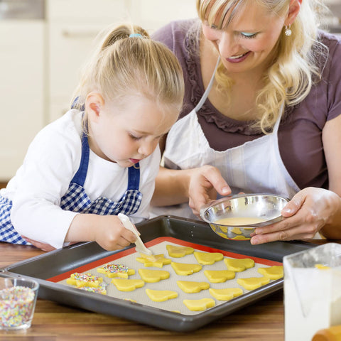 AMYONE tapete silicona cuadrado 12 pulgadas, uso multiusos para hornear y cocina diaria.