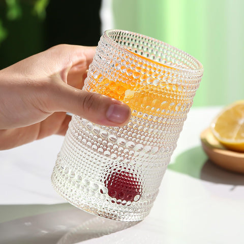 Vaso Amyoole hobnail con relieve de cuentas antideslizante.